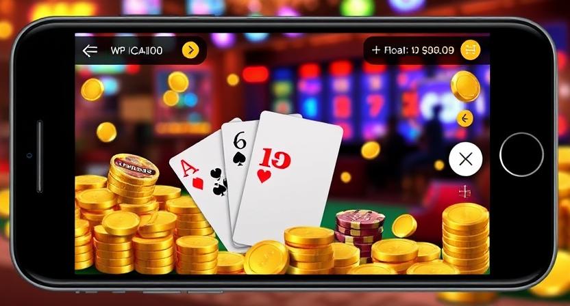 ek222 mobile casino app interface
